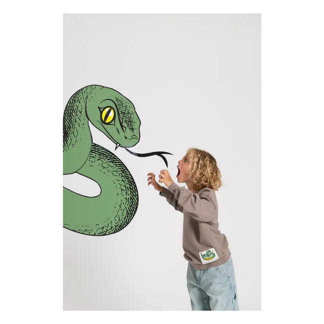 Sweatshirt Blow Bio-Baumwolle | Maulwurfsfarben