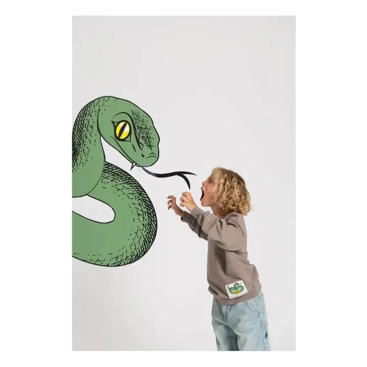 Blow organic cotton sweatshirt | Taupe brown- Product image n°7