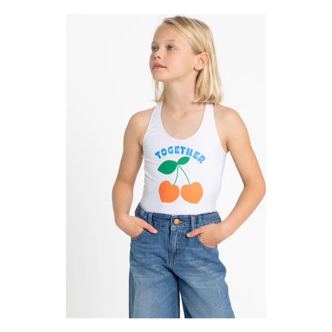 Maillot de Bain Dos Nageur Bay | Blanc cassé
