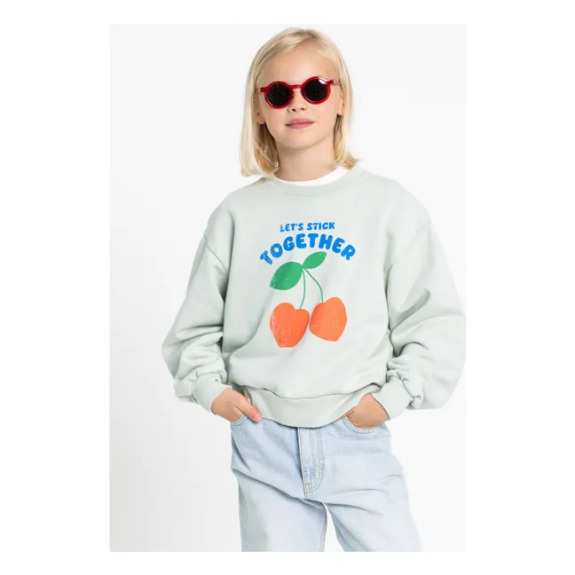 Sweat Alba Coton Bio | Vert céladon