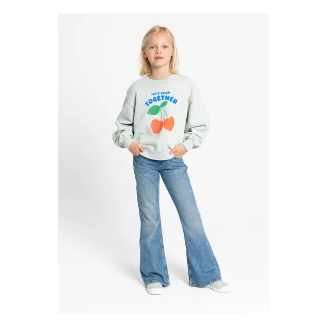 Sweat Alba Coton Bio | Vert céladon