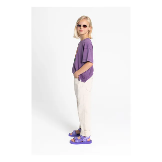 Luna organic cotton T-shirt | Mauve