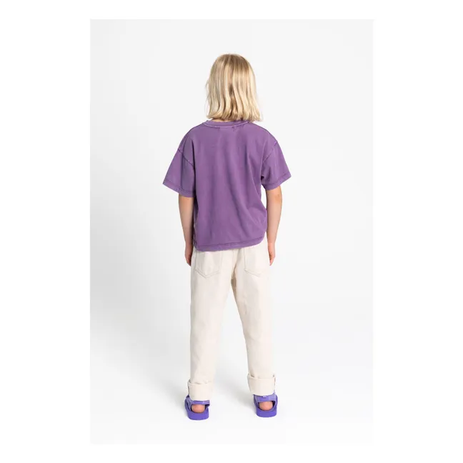 Luna organic cotton T-shirt | Mauve