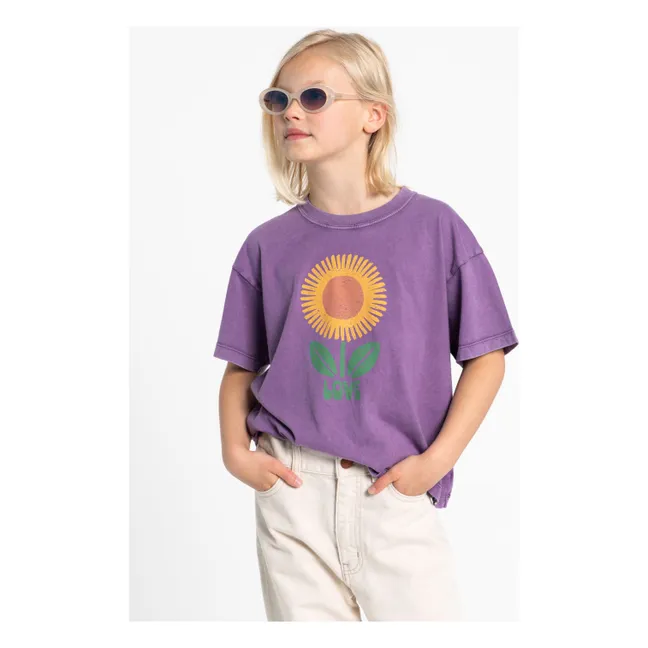 Luna organic cotton T-shirt | Mauve