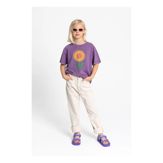 Luna organic cotton T-shirt | Mauve