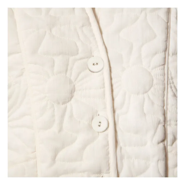 Organic Cotton Quilted Jacket | Off white