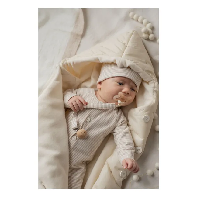 Pyjama Philipe Coton Bio | Beige