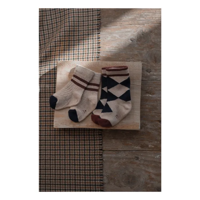 Jeppe-Socken | Beige