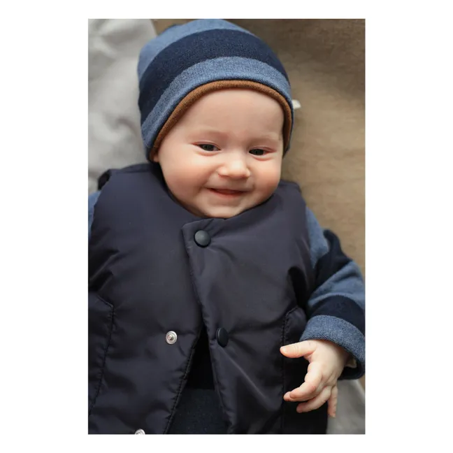 Magnus Ärmellose Daunenjacke | Navy