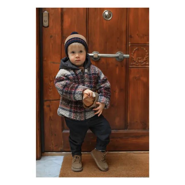 Veste Hans Sherpa | Bleu marine