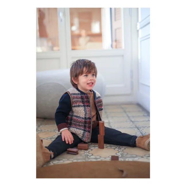 Veste Finn Sherpa | Bleu marine