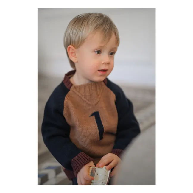 Jersey Patrick de lana merina | Marrón