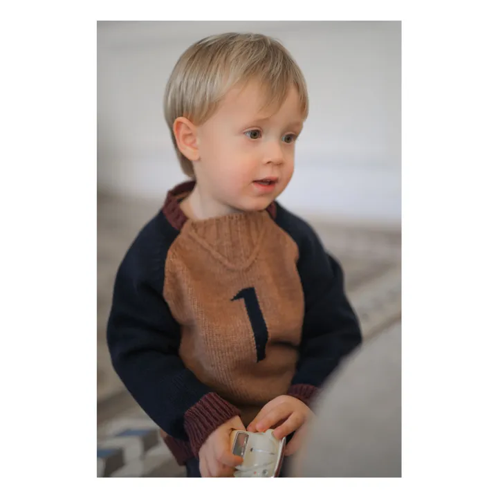 Jersey Patrick de lana merina | Marrón- Imagen del producto n°1