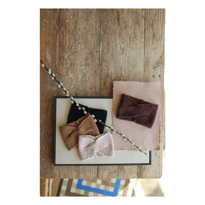 Bandeau de luxe en tricot de laine mérinos : cache-oreilles super volumineux - Canada