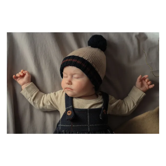 Bonnet Brian Laine Mérinos | Beige