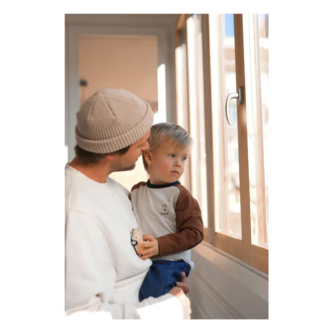 T-shirt Paul | Marron