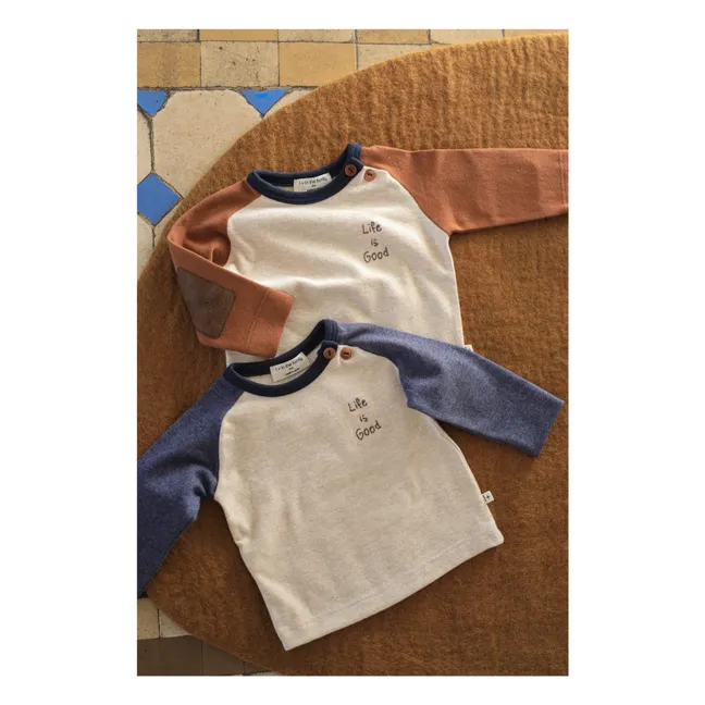 T-shirt Paul | Bleu chiné