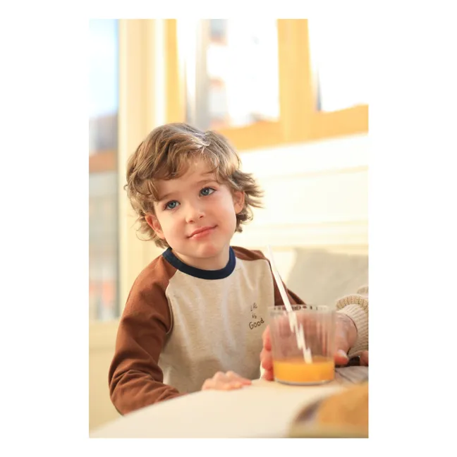 T-shirt Paul | Marron