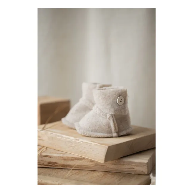 Zapatillas de fibra reciclada Lars | Beige