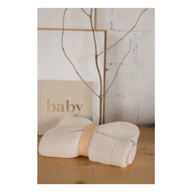 Couverture Marinet Laine Mérinos | Ecru