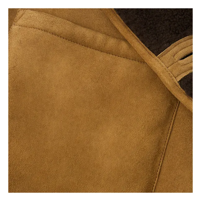 Veste Sans Manches Duomo Cuir | Kaki