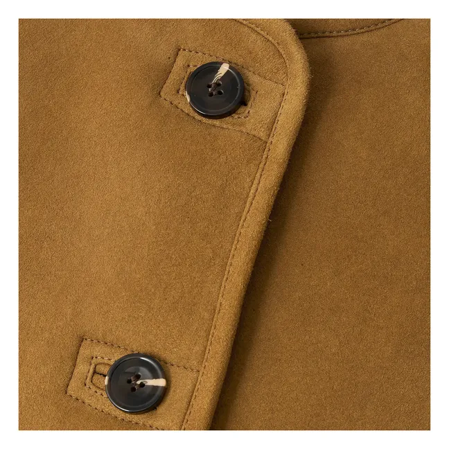 Veste Sans Manches Duomo Cuir | Kaki