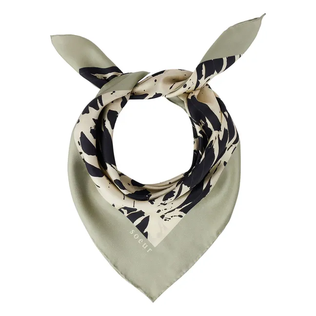 Foulard Capucine Soie | Jaune pâle