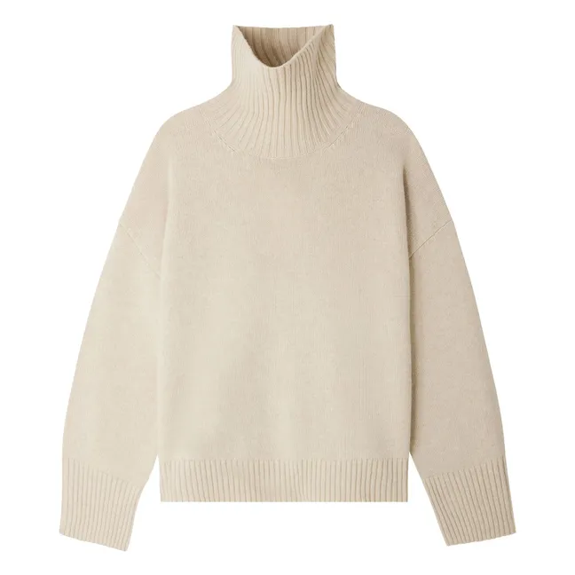 William Pullover aus Merinowolle | natur meliert