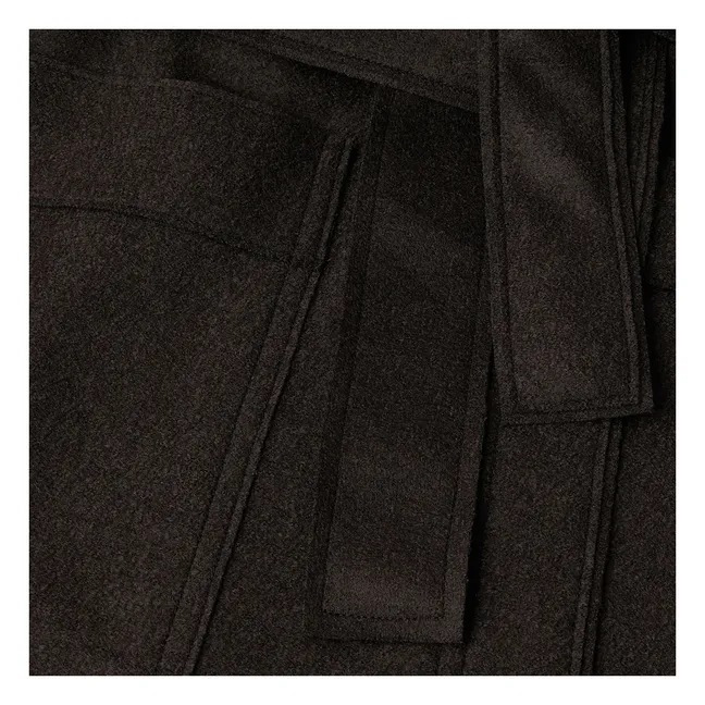 Veste Balme Laine Vierge | Vert foncé