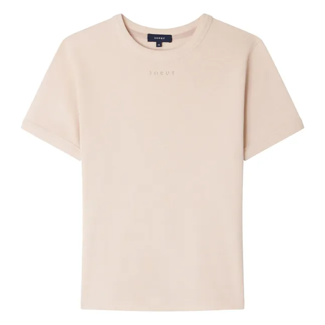 T-shirt Aristide Coton Bio | Rose pâle