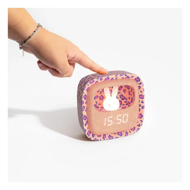 Billy Multifunktionswecker | Rosa Leopard
