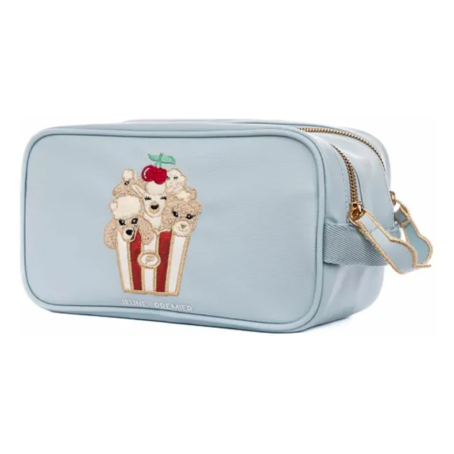 Trousse de Toilette Popcorn | Bleu Clair