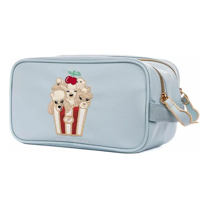 Trousse de Toilette Popcorn | Bleu Clair- Image produit n°2