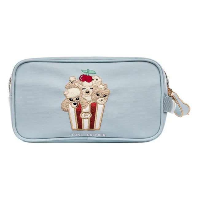 Trousse de Toilette Popcorn | Bleu Clair