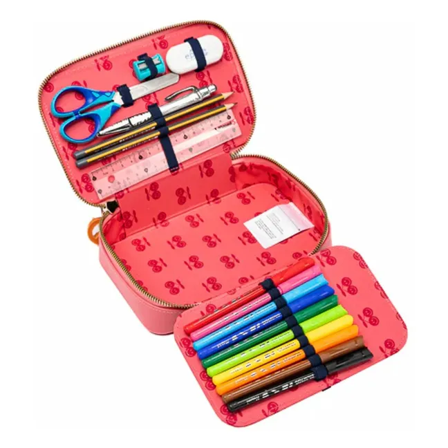 Trousse Large Popcorn | Bleu Clair