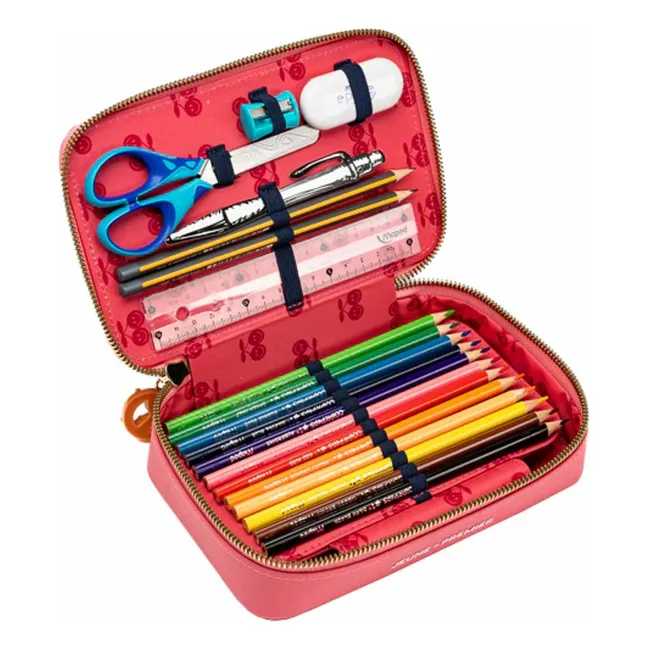 Trousse Large Popcorn | Bleu Clair