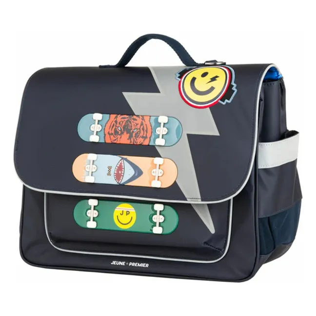 Cartable Midi Skate | Gris anthracite