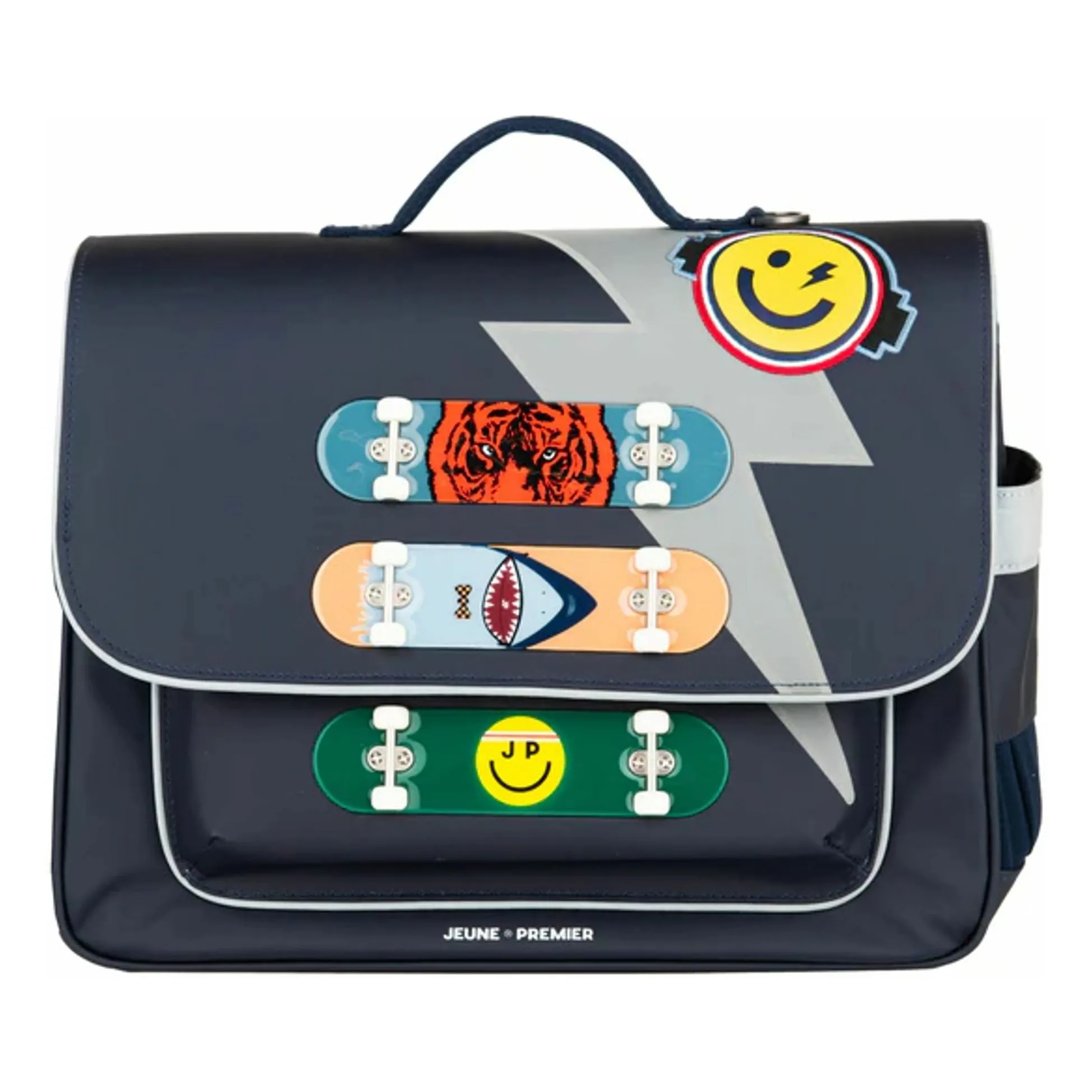 Jeune Premier Charcoal Grey Midi Skate Satchel