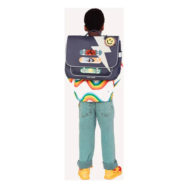 Cartable Midi Skate | Gris anthracite