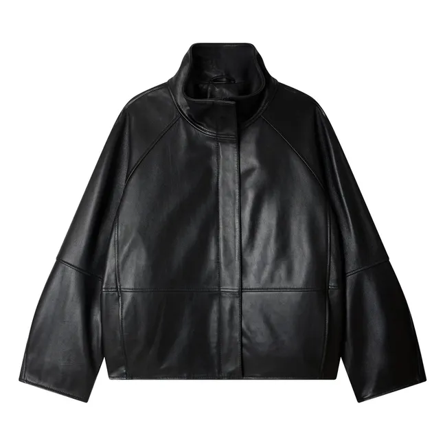 Gamma Lederjacke | Schwarz