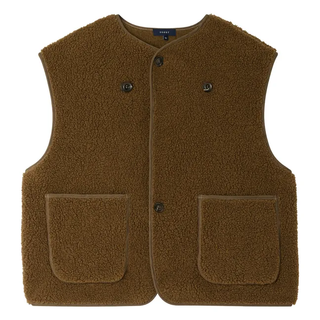 Floyd Sleeveless Jacket | Khaki