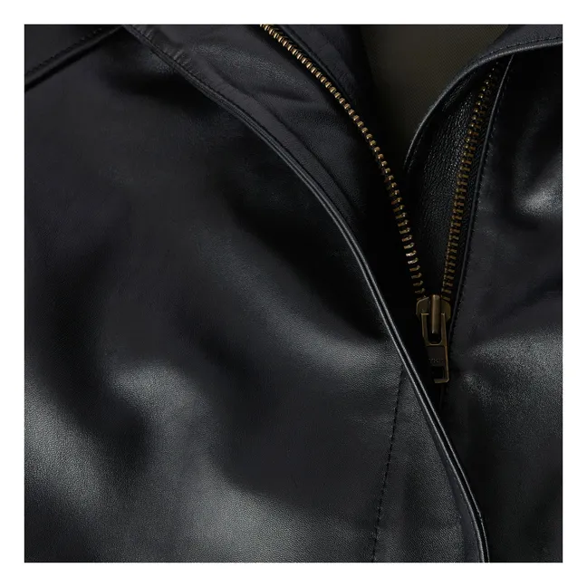 Gamma Lederjacke | Schwarz
