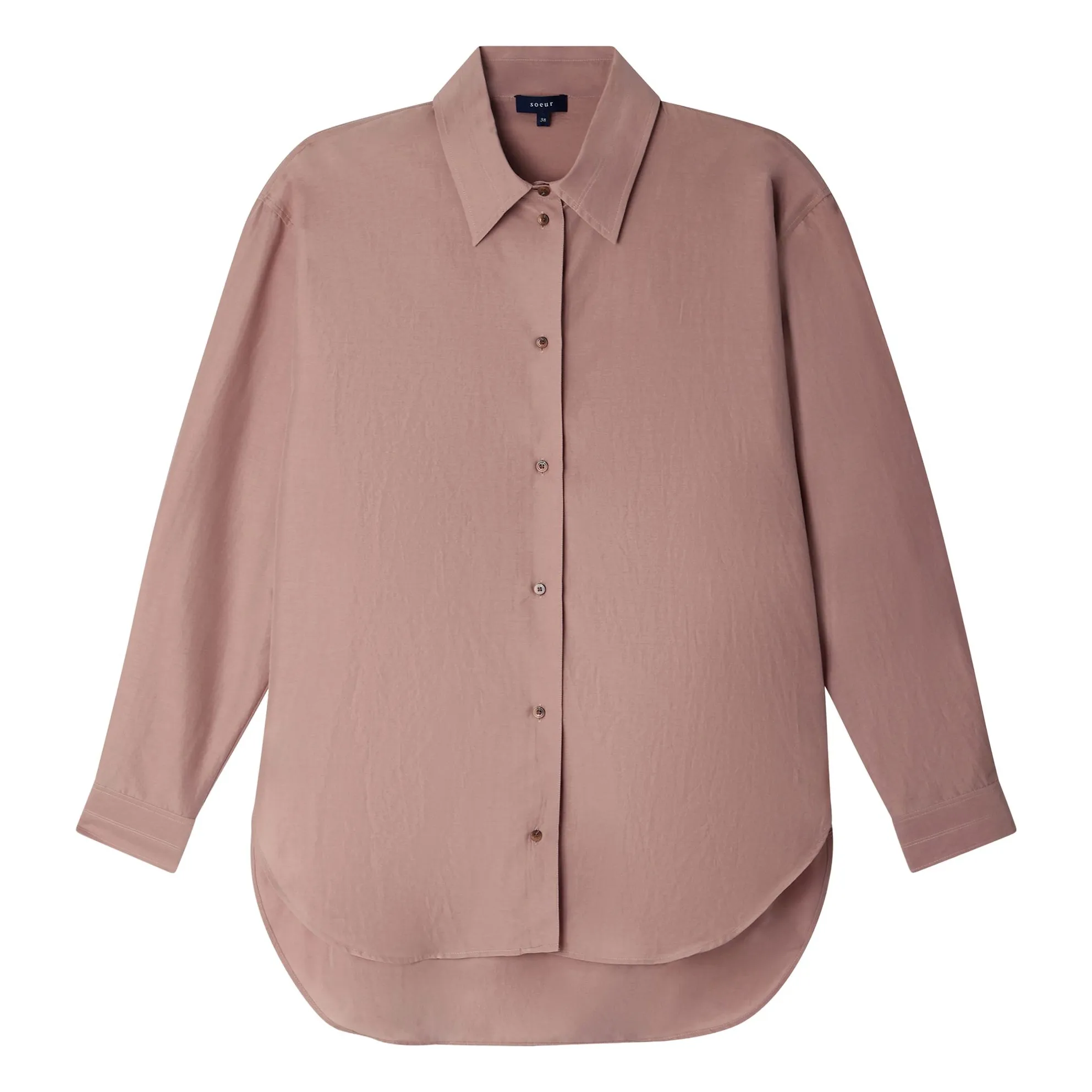 Soeur Rosewood Pomegranate Organic Cotton Shirt