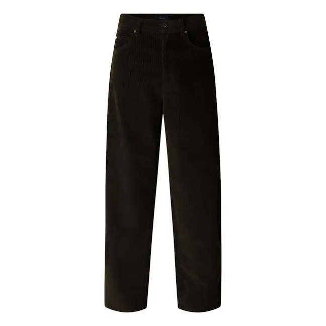 Pantalon Gunther Coton Bio | Vert foncé