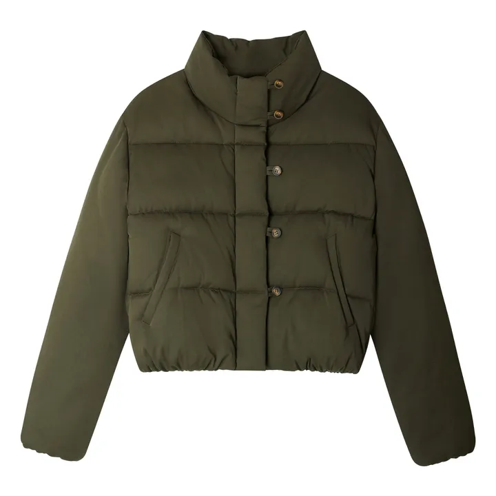 Doudoune Flore | Vert kaki- Image produit n°0