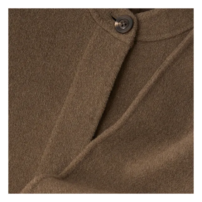 Abrigo de lana Finn | Beige