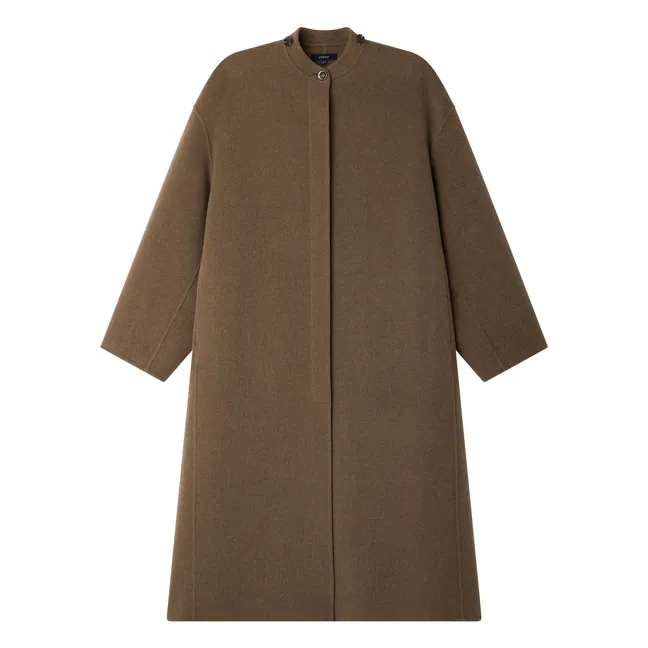 Abrigo de lana Finn | Beige