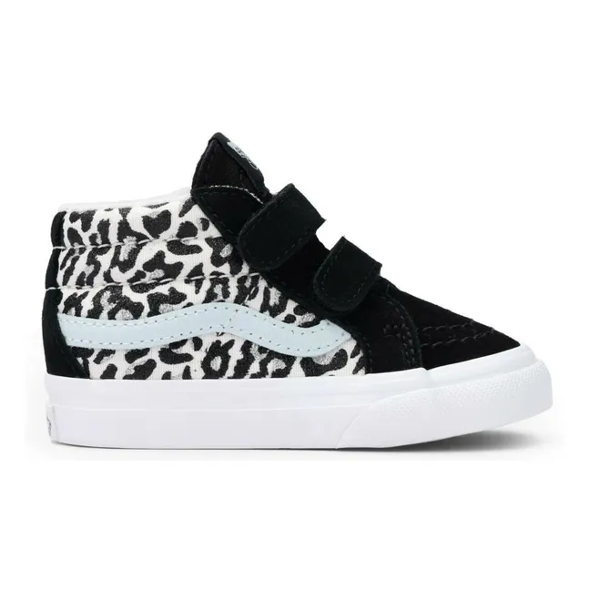 Baskets Scratchs SK8-Mid Reissue V Glitter | Bleu pâle