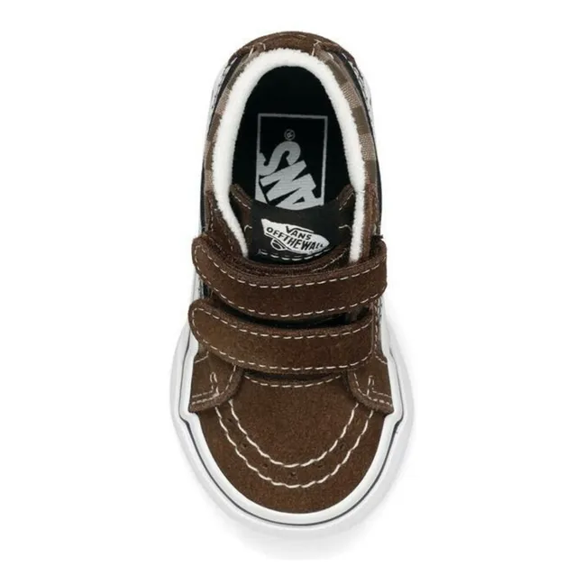 Baskets Scratchs SK8-Mid Reissue V Tonal Check | Brun