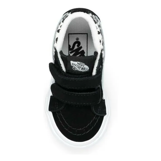 Baskets Scratchs SK8-Mid Reissue V Glitter | Bleu pâle